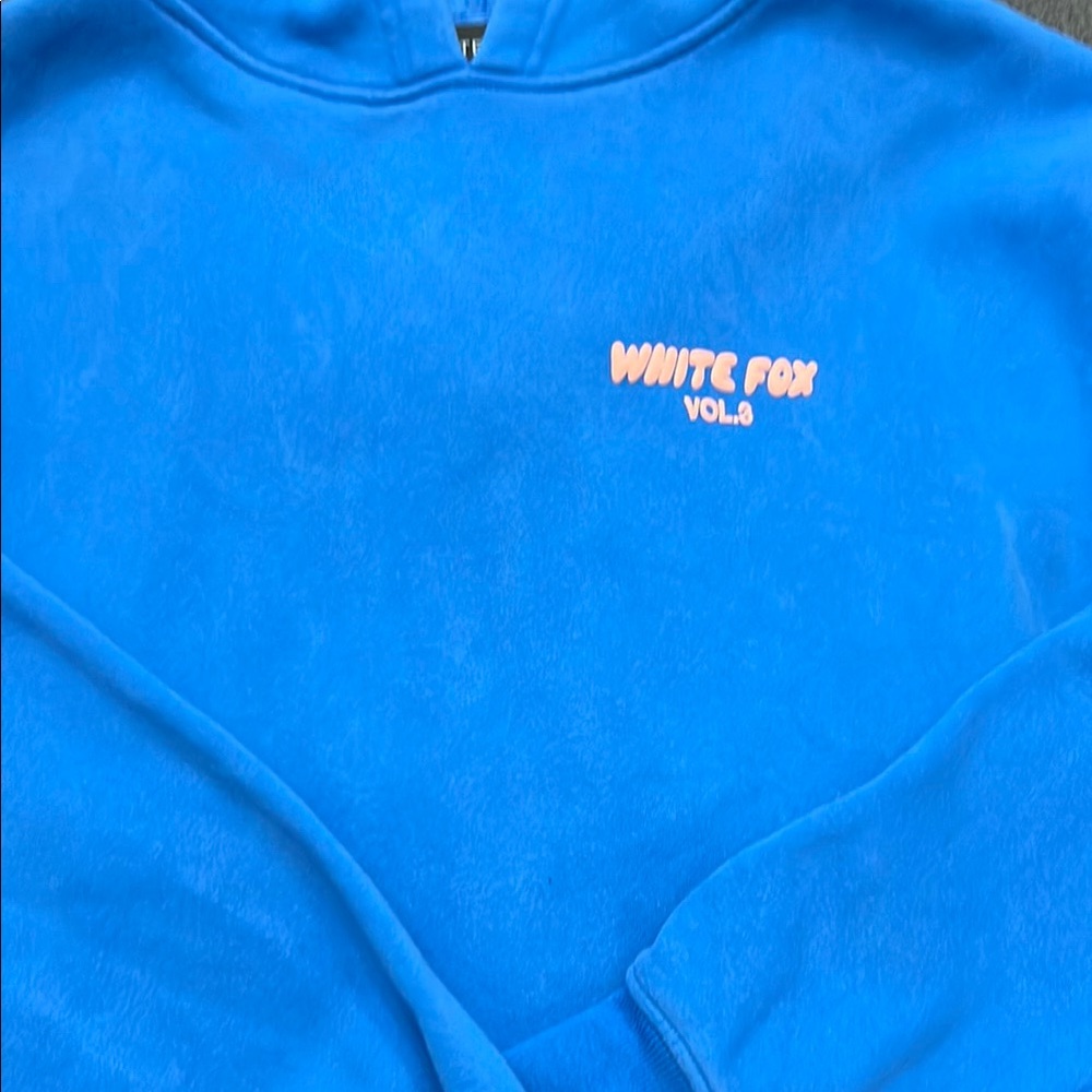 White Fox Boutique Blue Hoodie